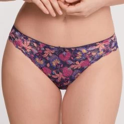 Slip Marine Imprimé Luccia Swing -bestform lingerie soldes BL02459 9BA WEB 1