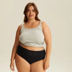 Culotte Très Haute One Size Noire JUST ONE COTON -bestform lingerie soldes BL04601 030 WEB 3