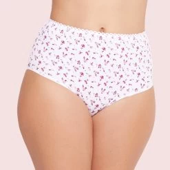 Panty Blanc Best Cotton Print -bestform lingerie soldes BL05221 9A0 WEB 1