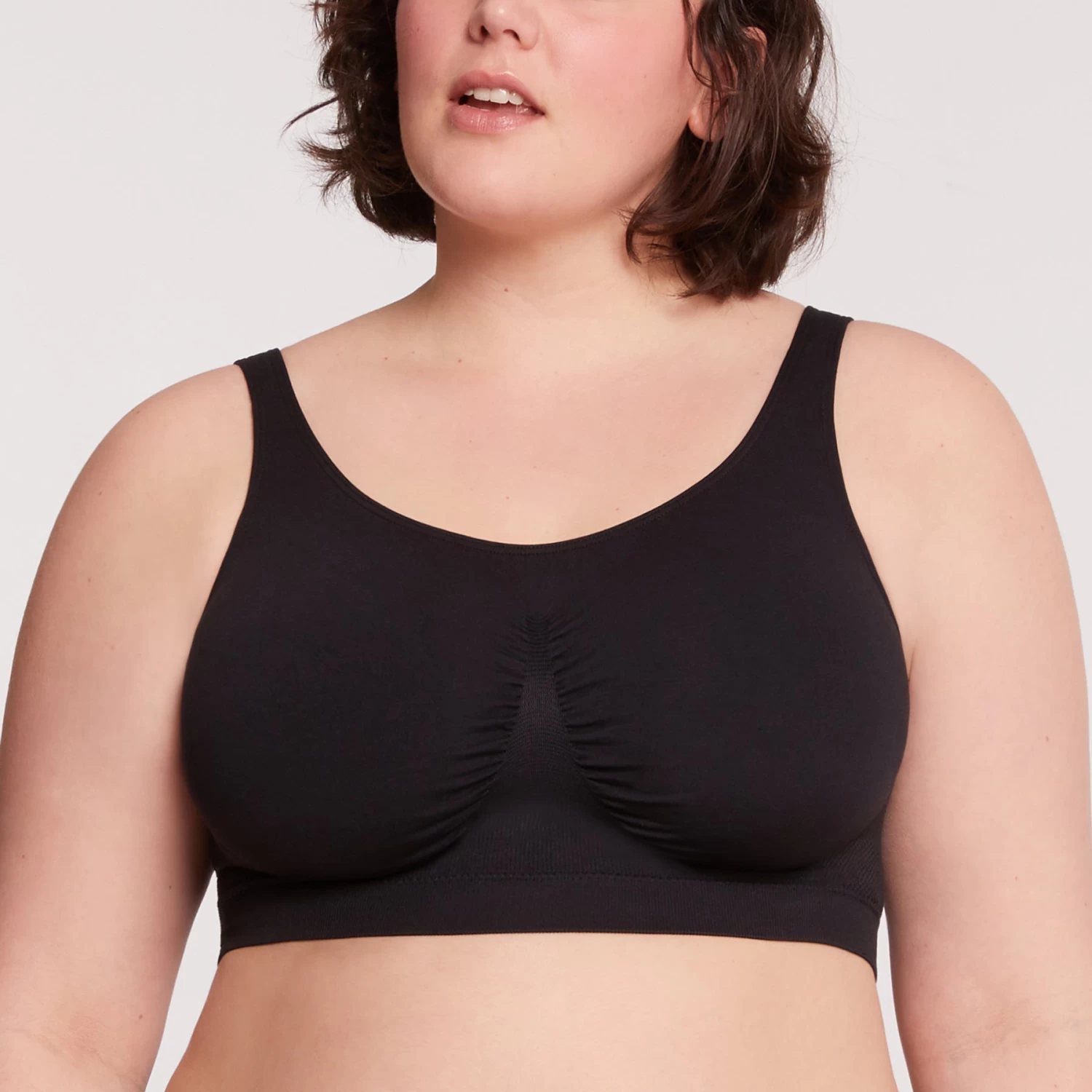 Soutien-gorge sans armatures Noir Just essential Soutien-gorge Sans Armatures Noir Just Essential -bestform lingerie soldes BL10802 030 WEB 11