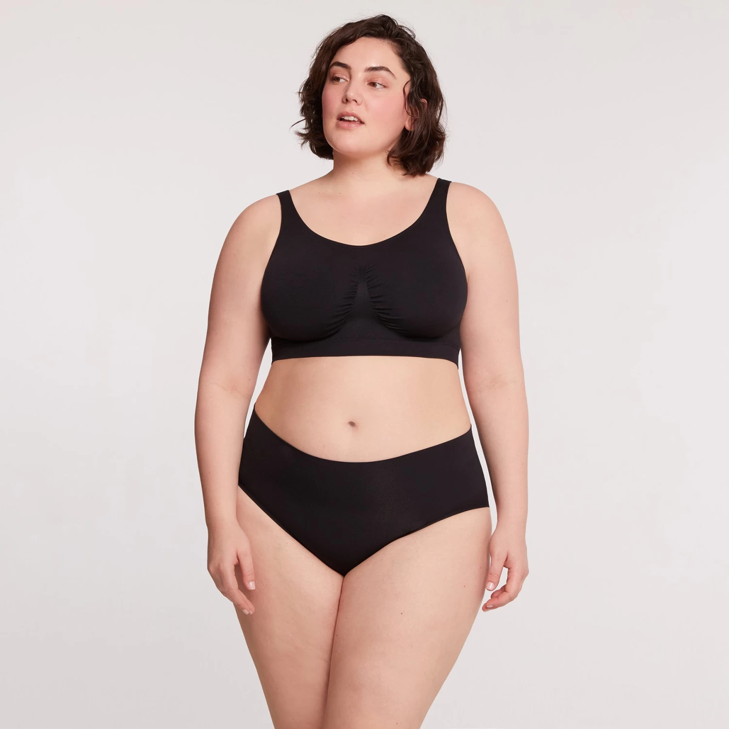 Soutien-gorge sans armatures Noir Just essential Soutien-gorge Sans Armatures Noir Just Essential -bestform lingerie soldes BL10802 030 WEB 3