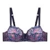 Soutien-gorge Emboîtant Avec Armatures Bleu Aquarelle LUCCIA SWING