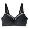 Soutien-gorge Sans Armatures Black Cotton Comfort