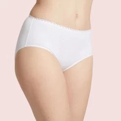 Culotte Blanc Best Coton -bestform lingerie soldes BLR3321 010 WEB 3 1f4ec23a a248 40b0 b208 0bdddae75f90