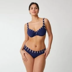 Culotte Haute De Bain Marine Précieux TAVOLARA -bestform lingerie soldes CS03103 A27 WEB 3